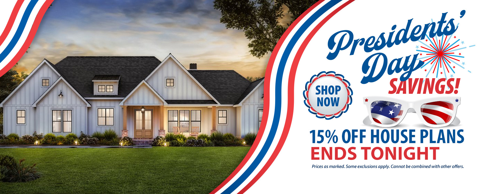 Presidents' Day Event: Take 15% Off House Plans. Sale Ends Tonight.