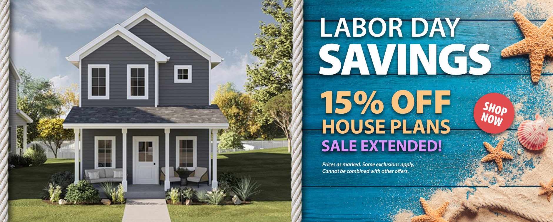 Builders: Shop Now and Get 15% Off House Plans - No Code Needed - Sale Extended