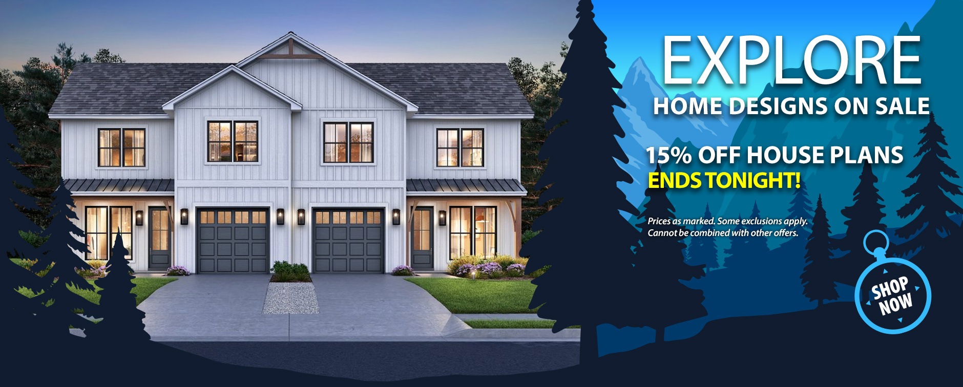 Get 15% Off House Plans. No Code Needed. Ends Tonight. Shop Now.