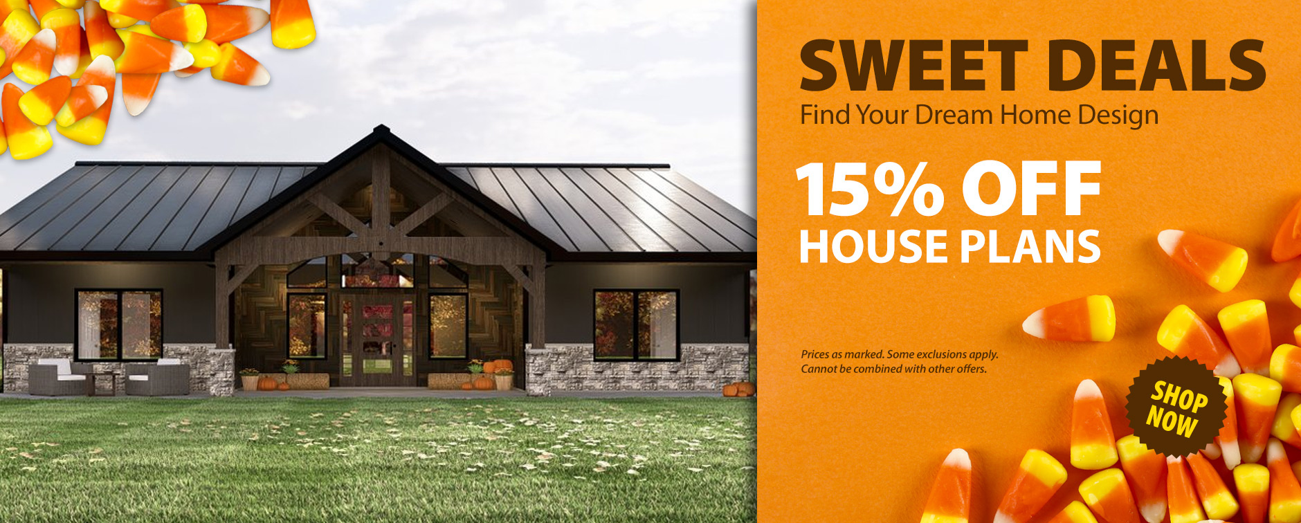 Enjoy 15% Off House Plans