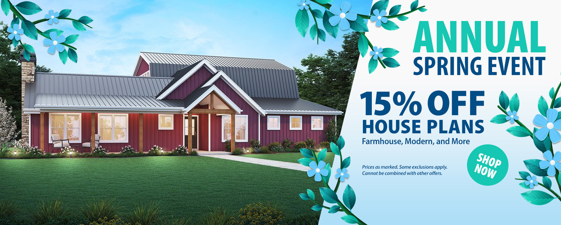 Enjoy 15% Off Thousands of House Plans