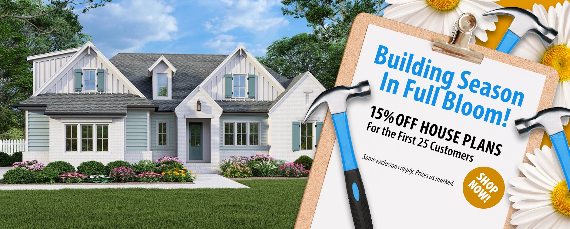 Enjoy 15% Off Thousands of House Plans. First 25 Customers.