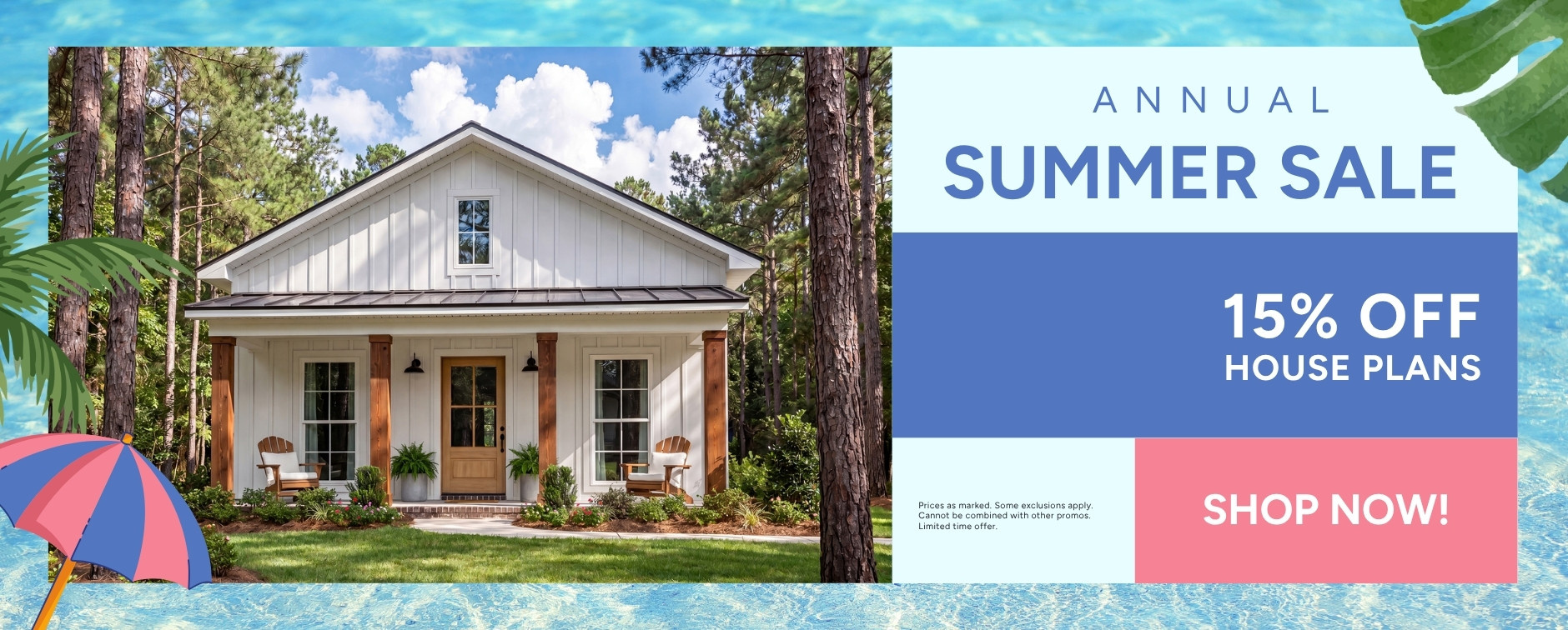 Annual Summer Sale: 15% Off House Plans - Exterior