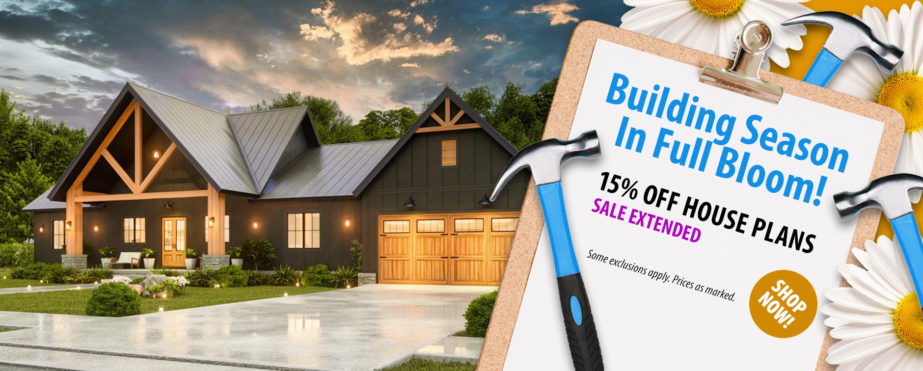 Extended: 15% Off Thousands of House Plans - No Code Needed