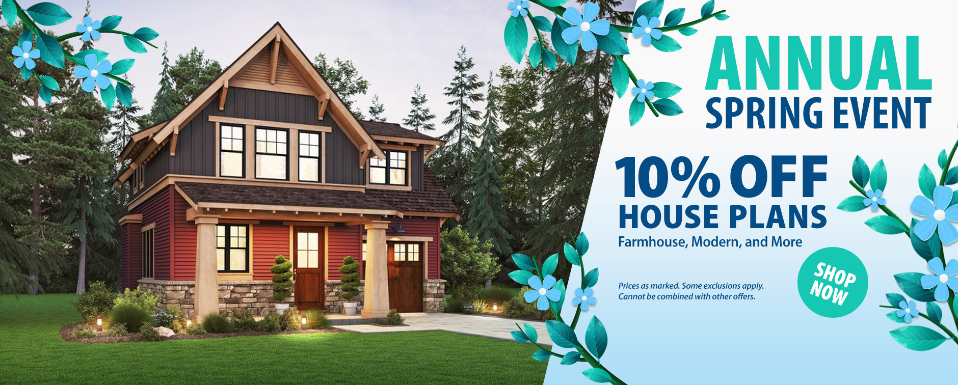 Enjoy 10% Off Thousands of House Plans. Limited Time Offer. No Code Needed.