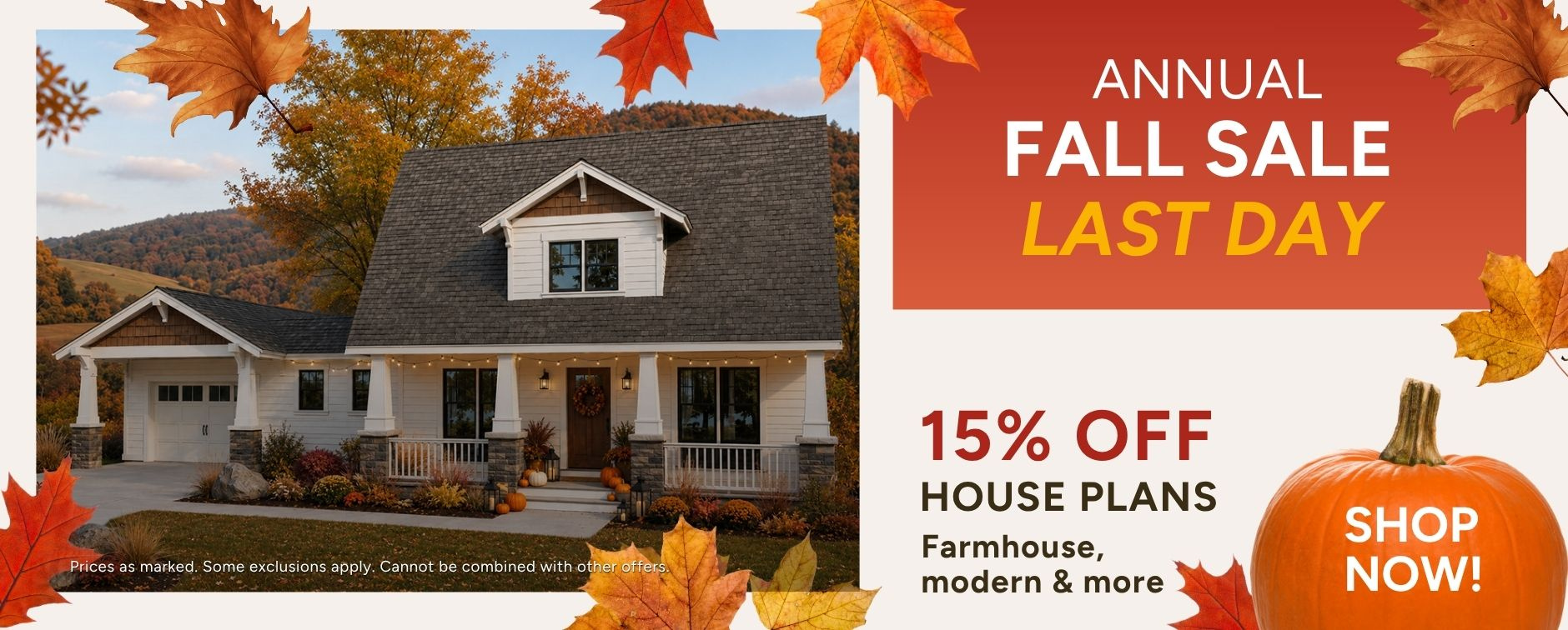 Fall Sale: 15% Off House Plans Ends Tonight - Exterior