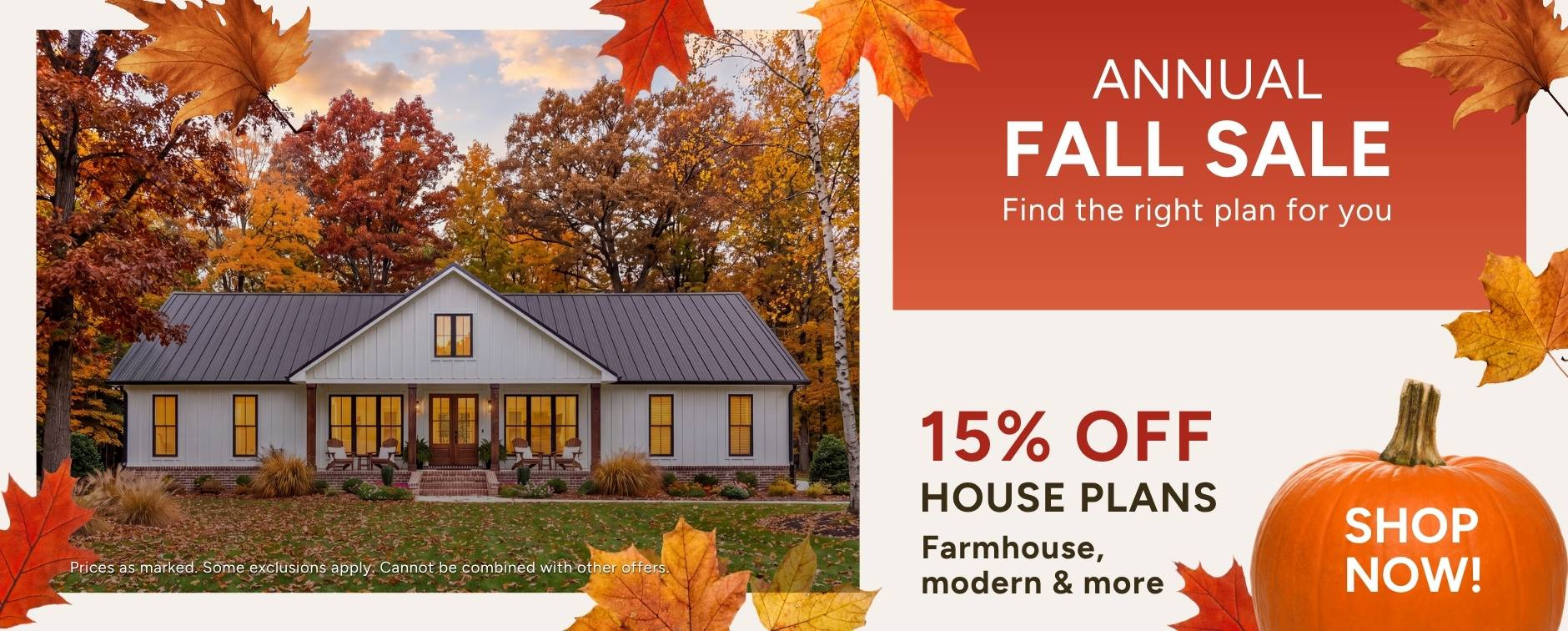 Fall Sale: 15% Off
