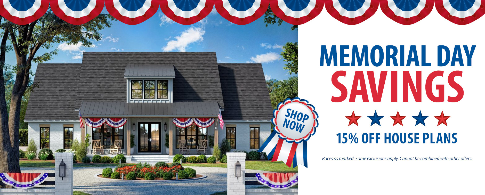 15% Off Thousands of House Plans - No Code Needed