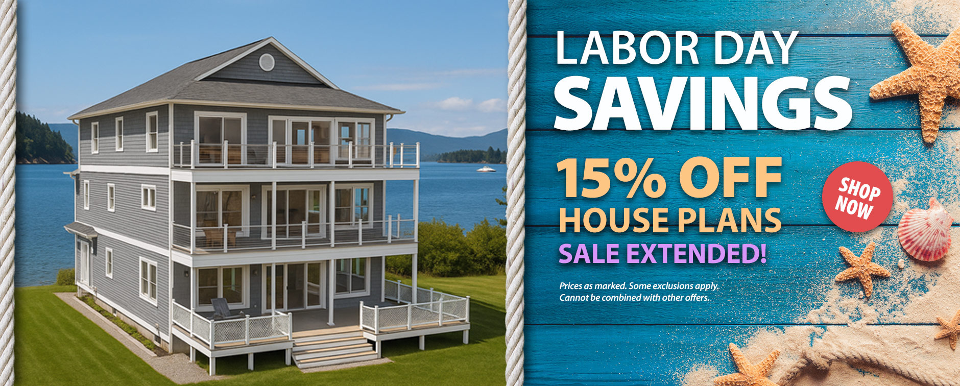 Labor Day Sale: 15% Off House Plans Extended