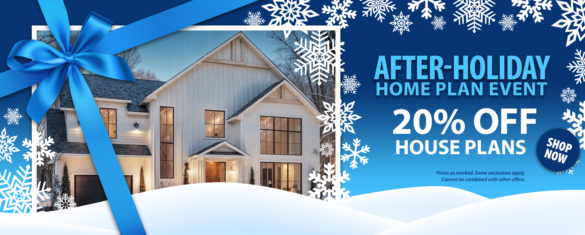 After-Holiday House Plan Sale: 20% Off Floor Plans - No Code Needed