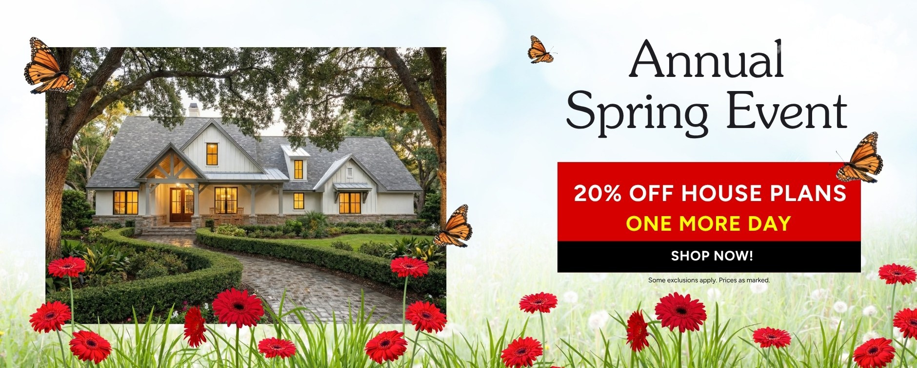 Builders: Shop Now and Get 20% Off House Plans - 1 Final Day