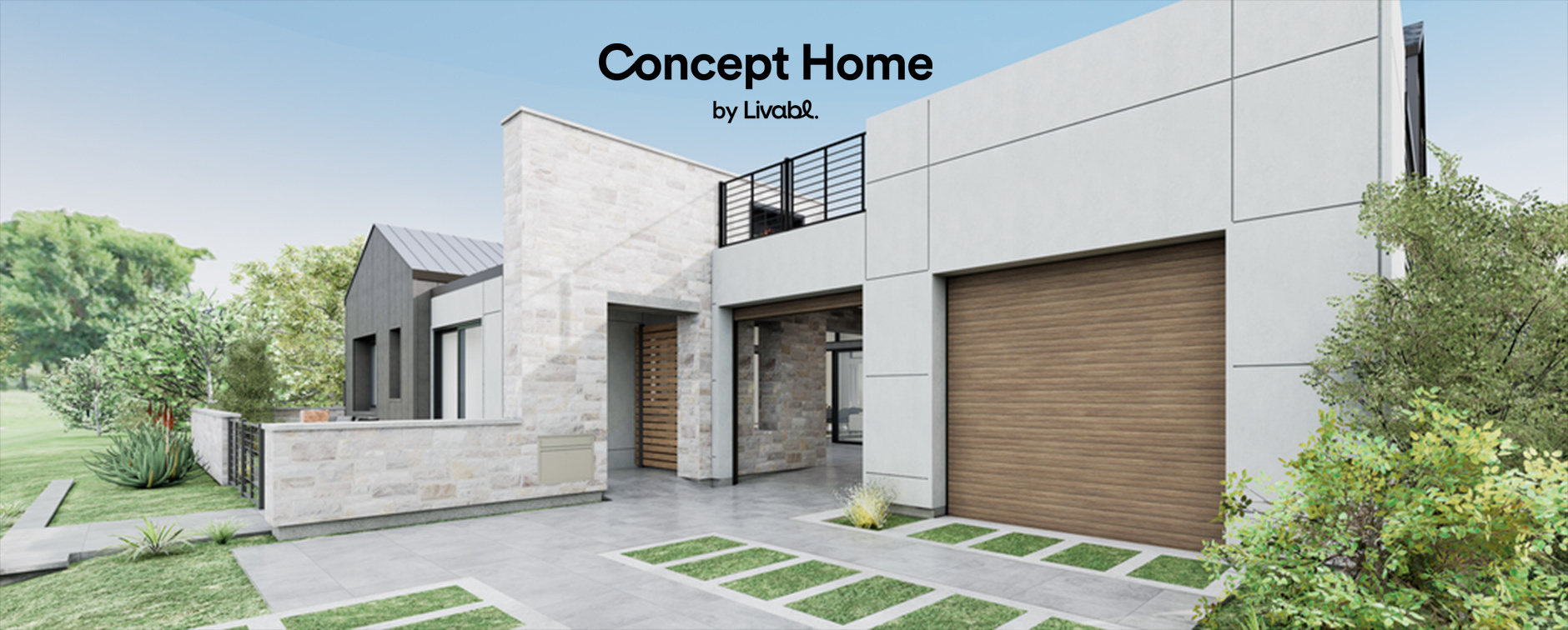 Virtual Concept Home by Livabl Front Exterior