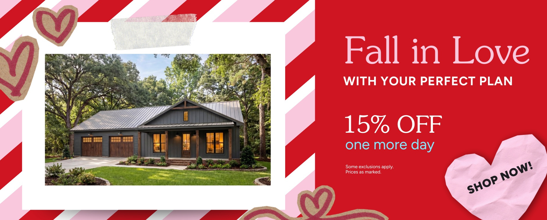 Builders: Shop Now and Get 15% Off House Plans - 1 More Day