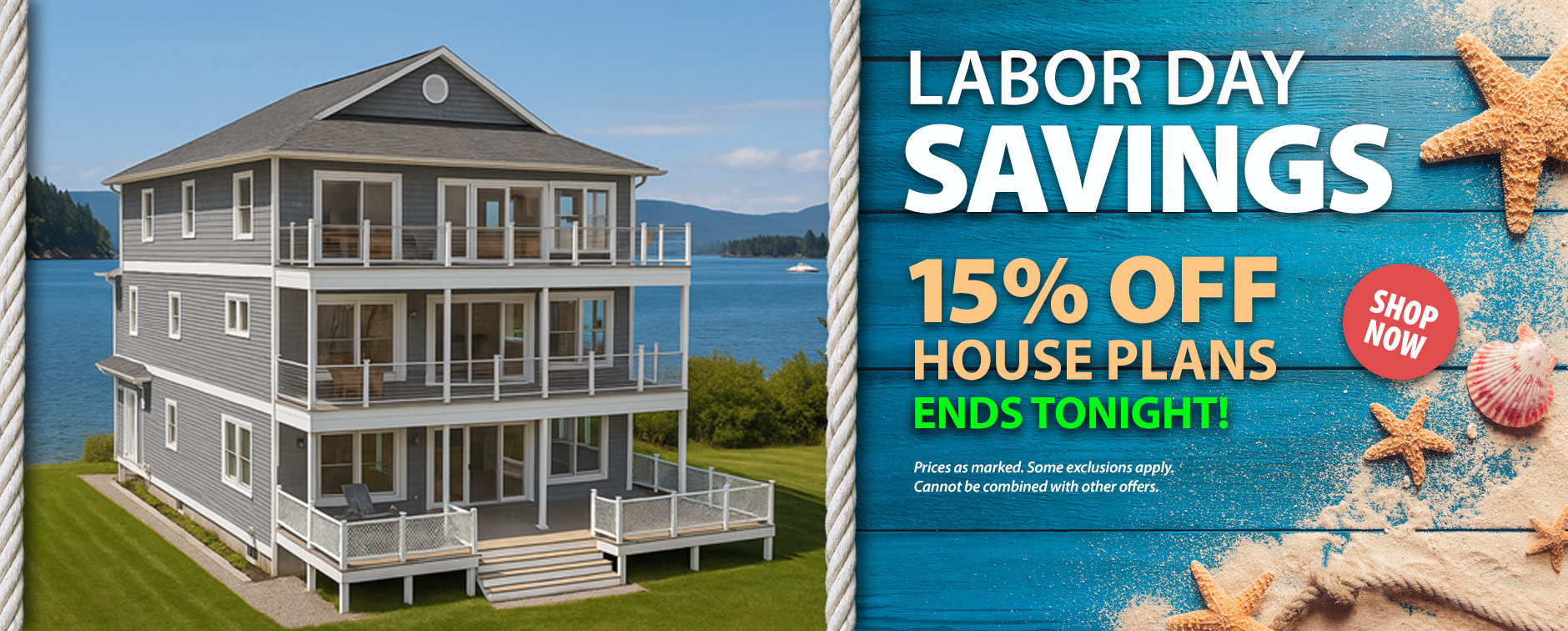 Labor Day Sale: 15% Off House Plans Ends Tonight