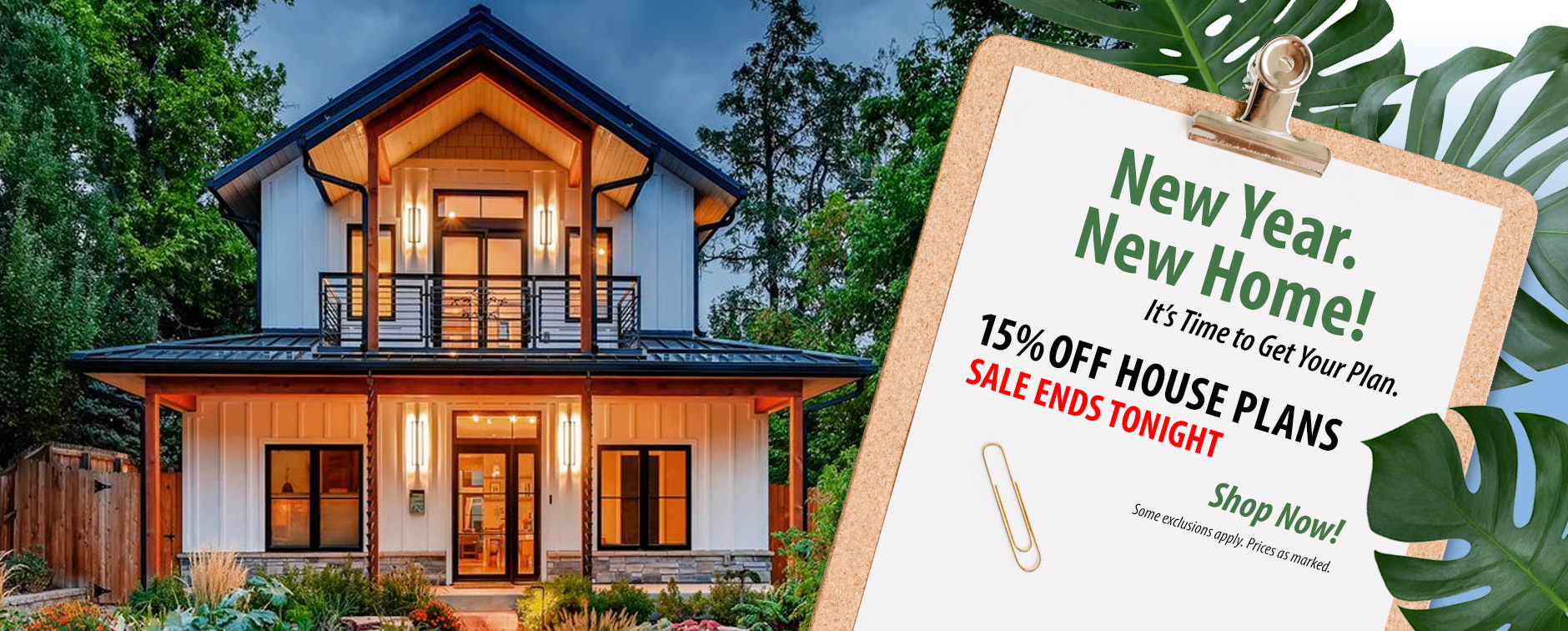 Builders: Shop Now and Get 15% Off House Plans - Sale Ends Tonight