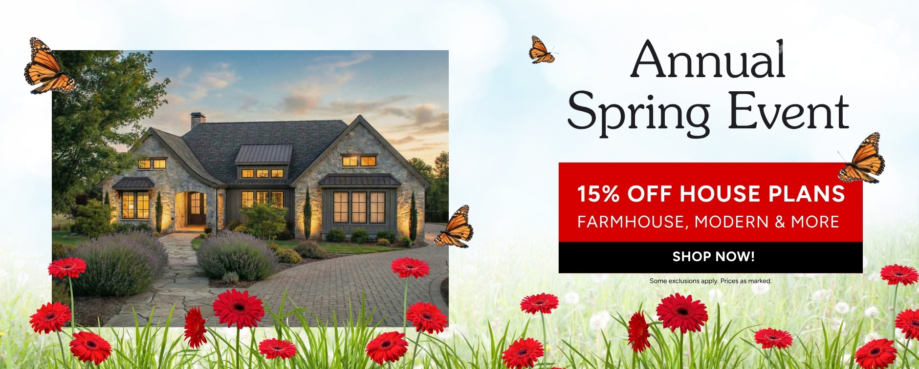 15% Off Thousands of House Plans