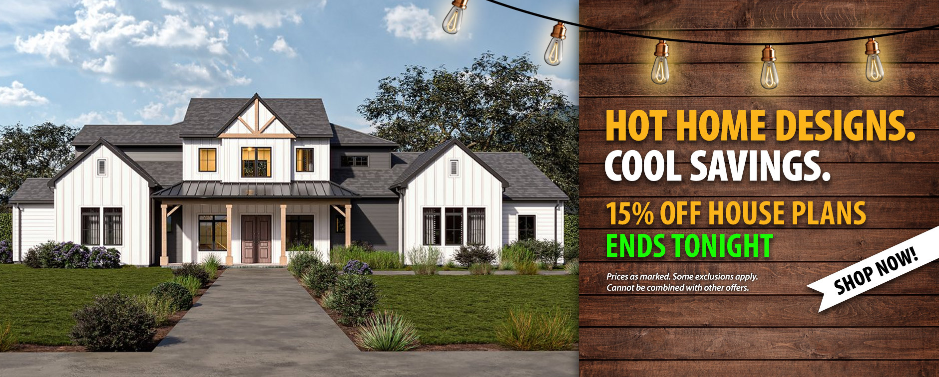 Ends Tonight: 15% Off Thousands of House Plans
