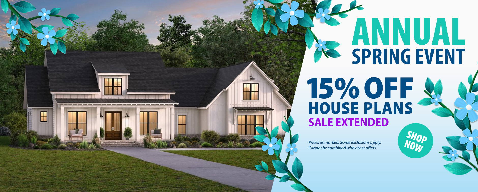Builders: Shop Now and Get 15% Off House Plans - Offer Extended- No Code Needed