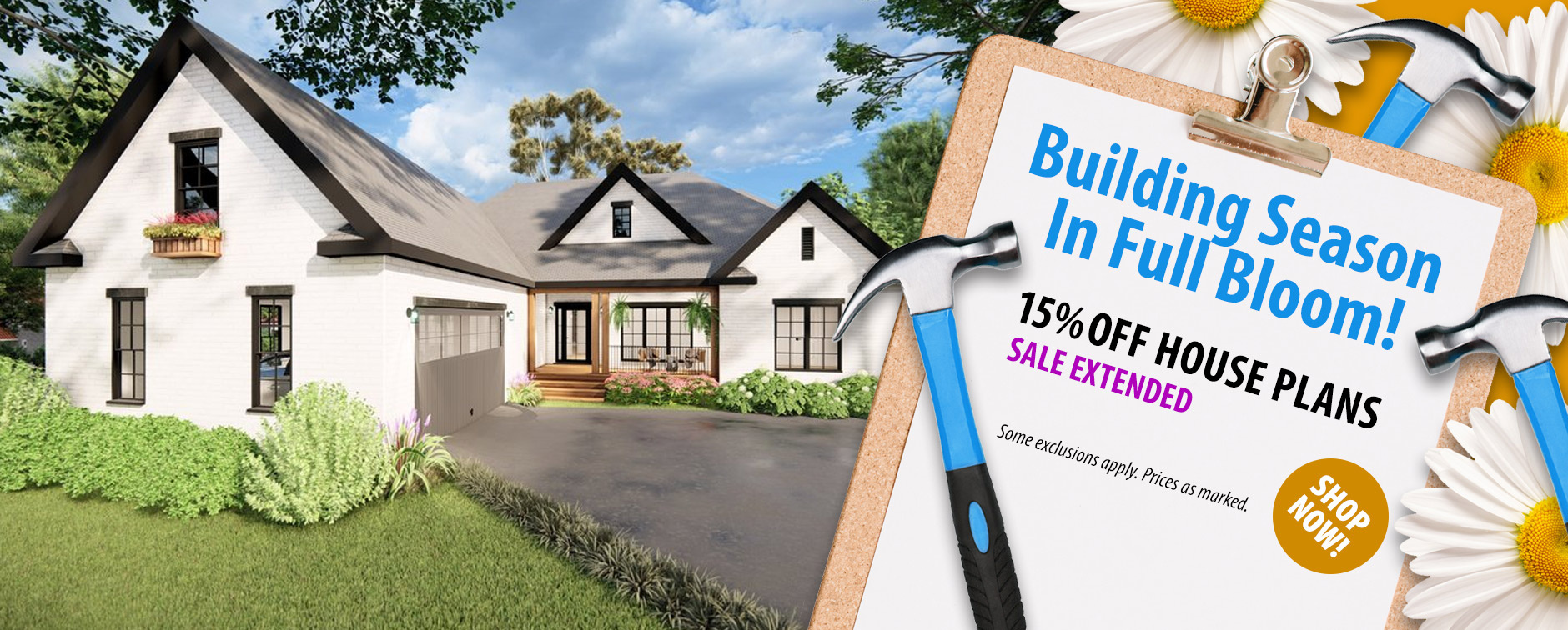 Shop the Spring Planning Event and Get 15% Off House Plans - Offer Extended for a Limited Time