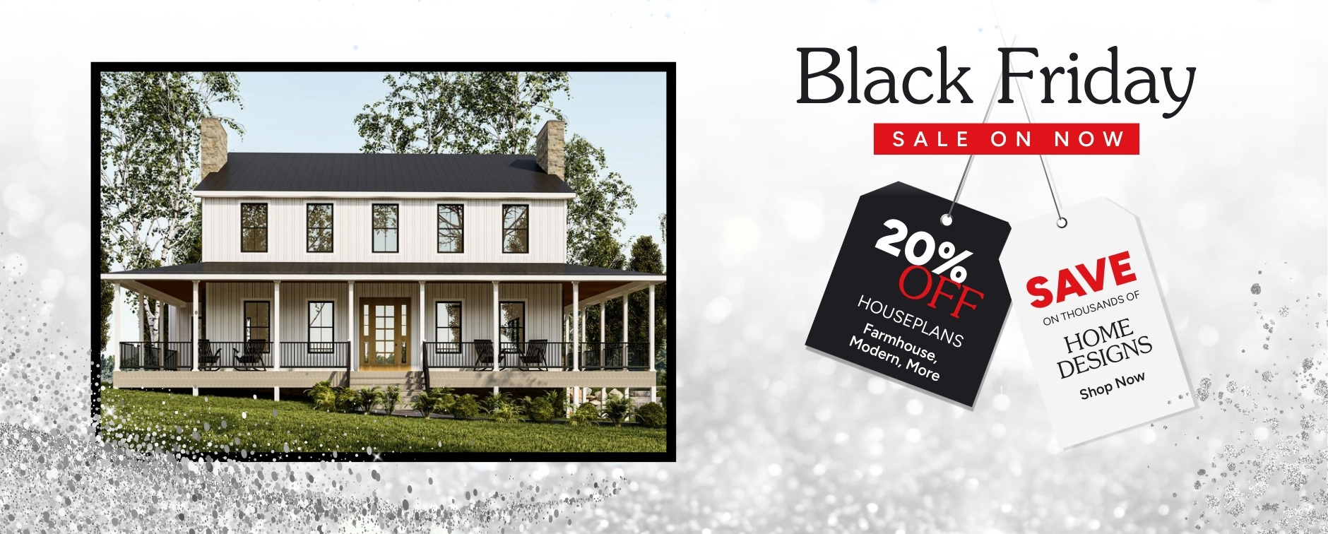 Black Friday Sale: 20% Off House Plans - Exterior