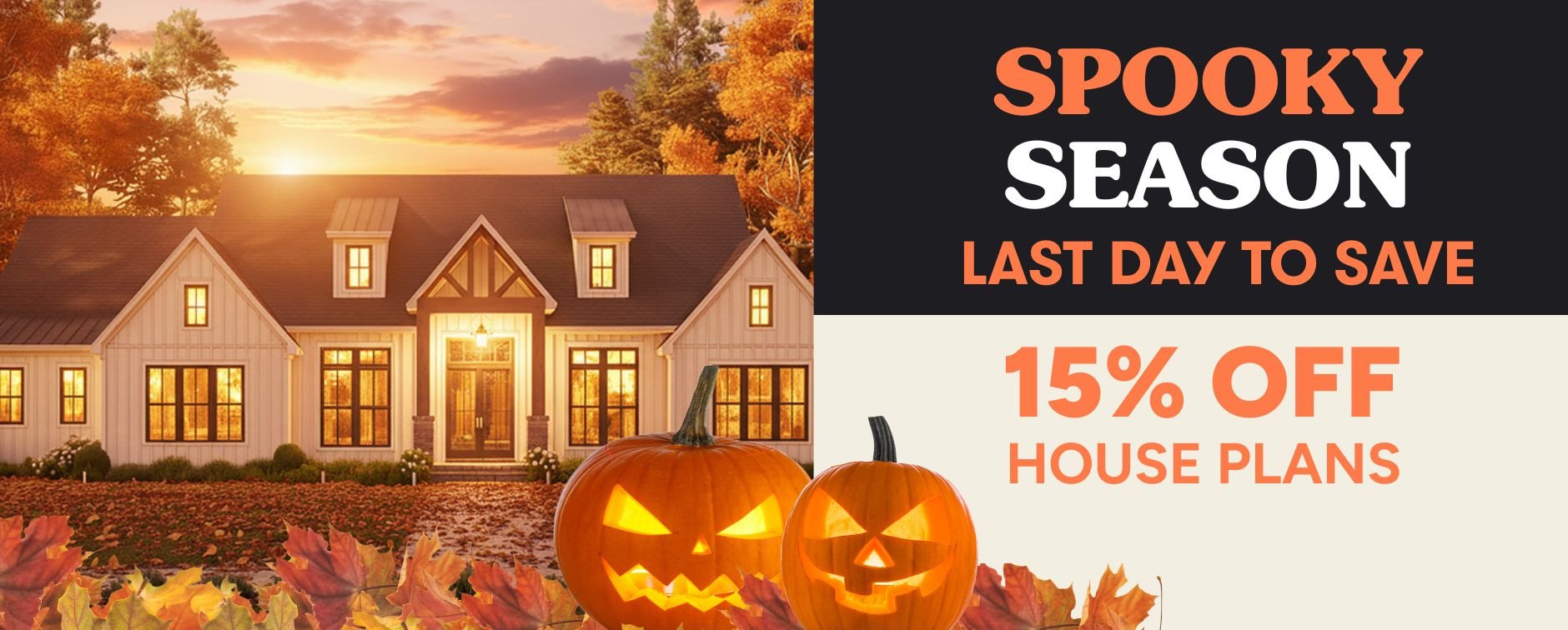 Spooky Season: 15% Off House Plans Ends Tonight - Exterior