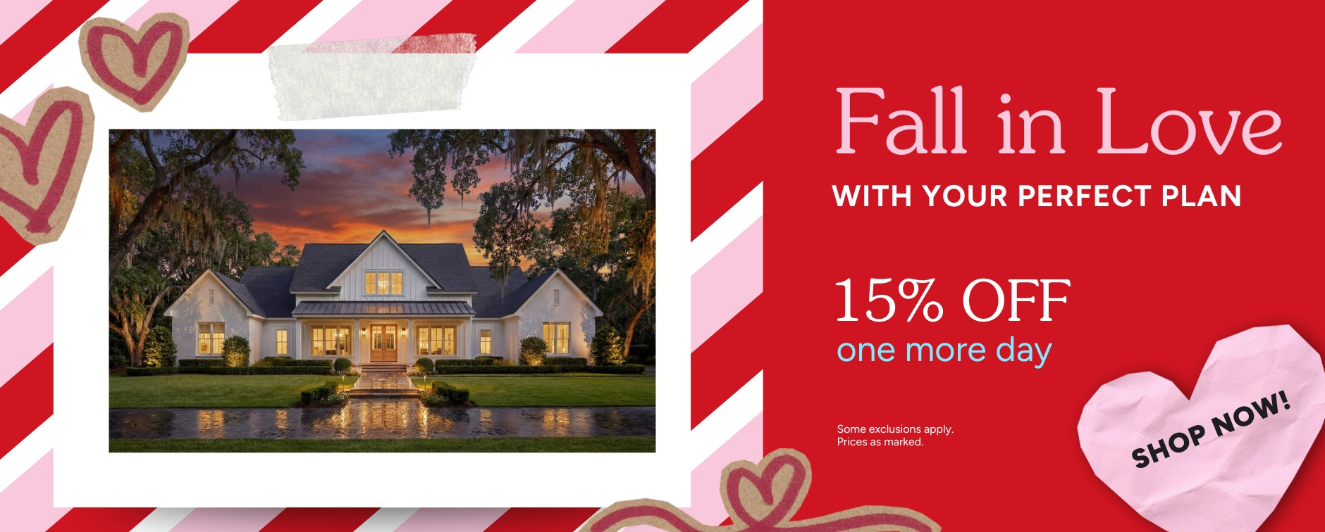 Fall in Love with Your Perfect House Plan: 15% Off Extended Until Midnight - Exterior