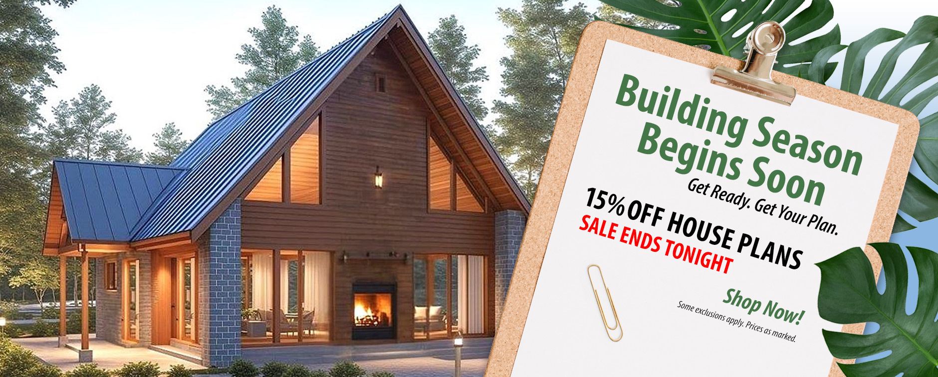 Dreamy House Plan Event Ends Tonight: 15% Off Thousands of Home Designs