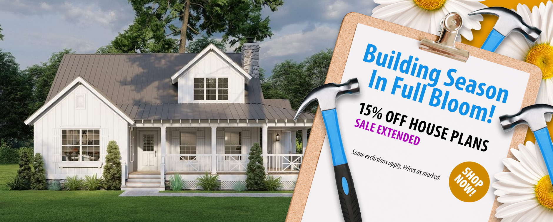 Explore the Home Plan Sale - 15% Off Extended