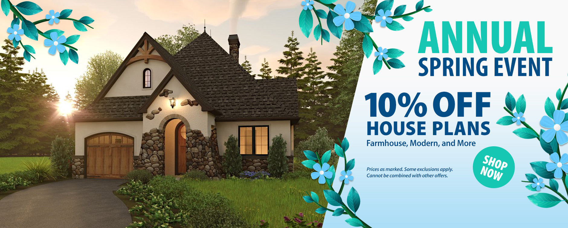 Save 10% on Home Plans - Modern, Farmhouse, Traditional, Ranch, and More