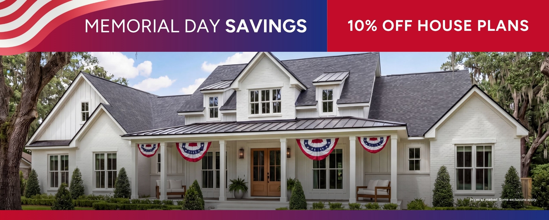 Memorial Day Sale: 10% Off House Plans - Exterior