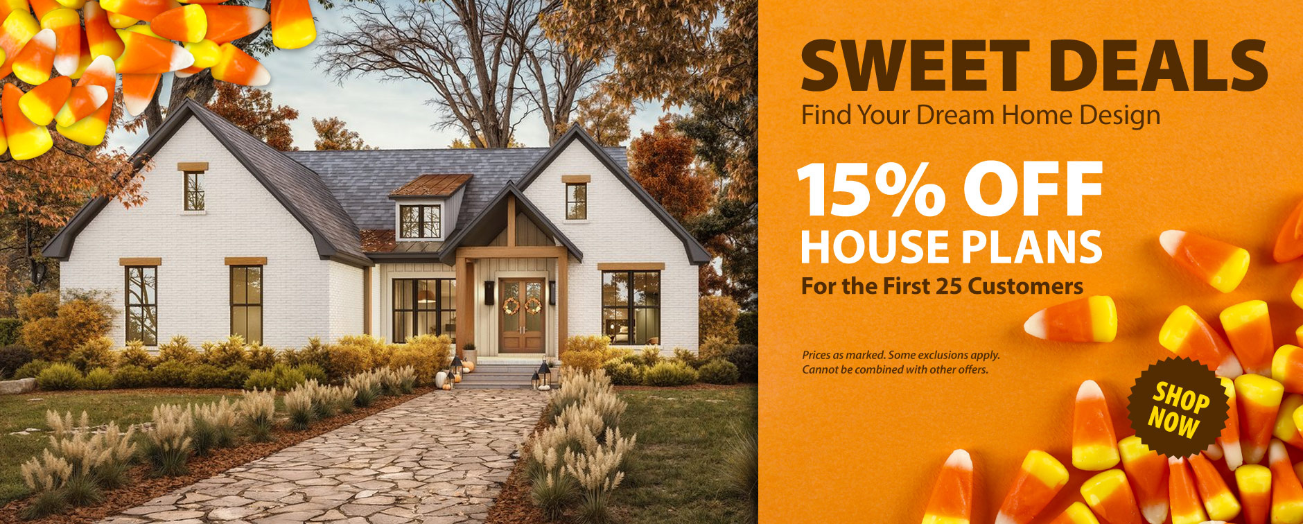 15% Off Thousands of House Plans - First 25 Customers - No Code Needed