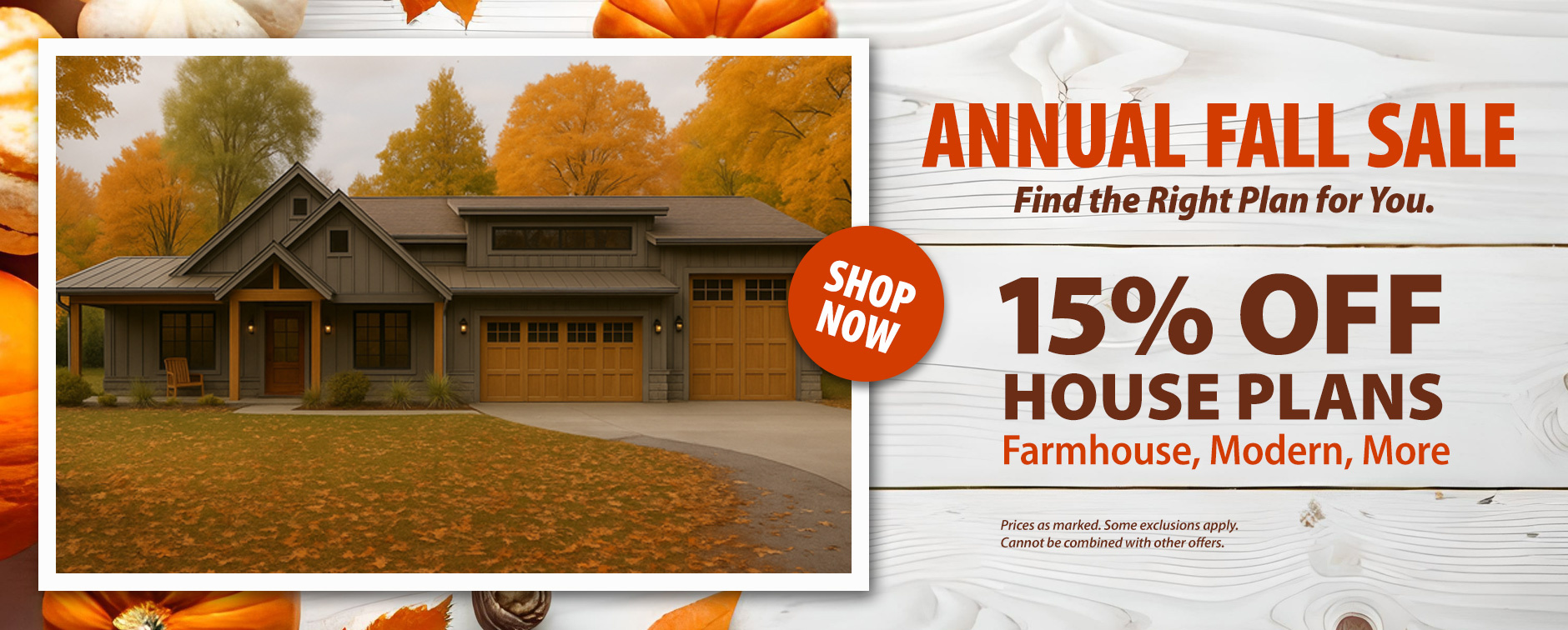 Dream House Plans 15% Off