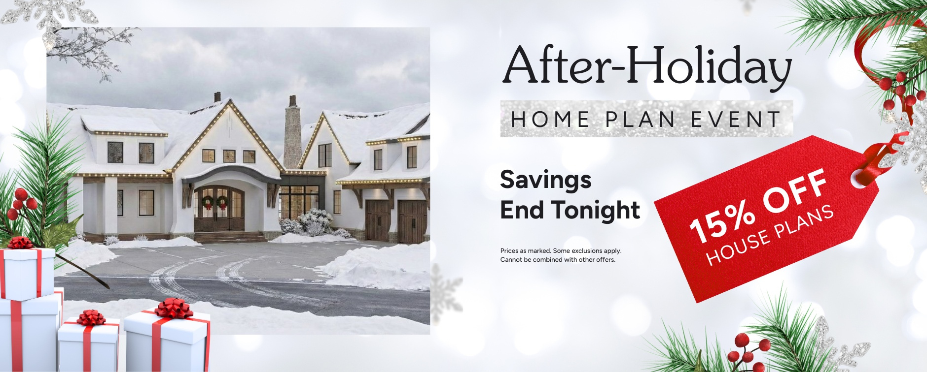 After-Holiday Sale: 15% Off House Plans Ends Tonight - Exterior