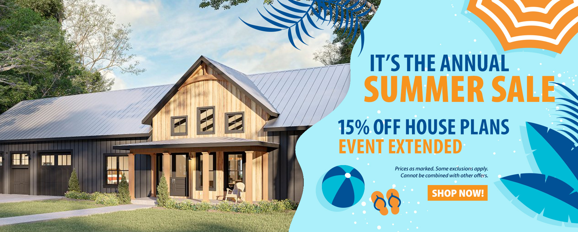 Summer Savings: 15% Off House Plans - Event Extended - Shop Now