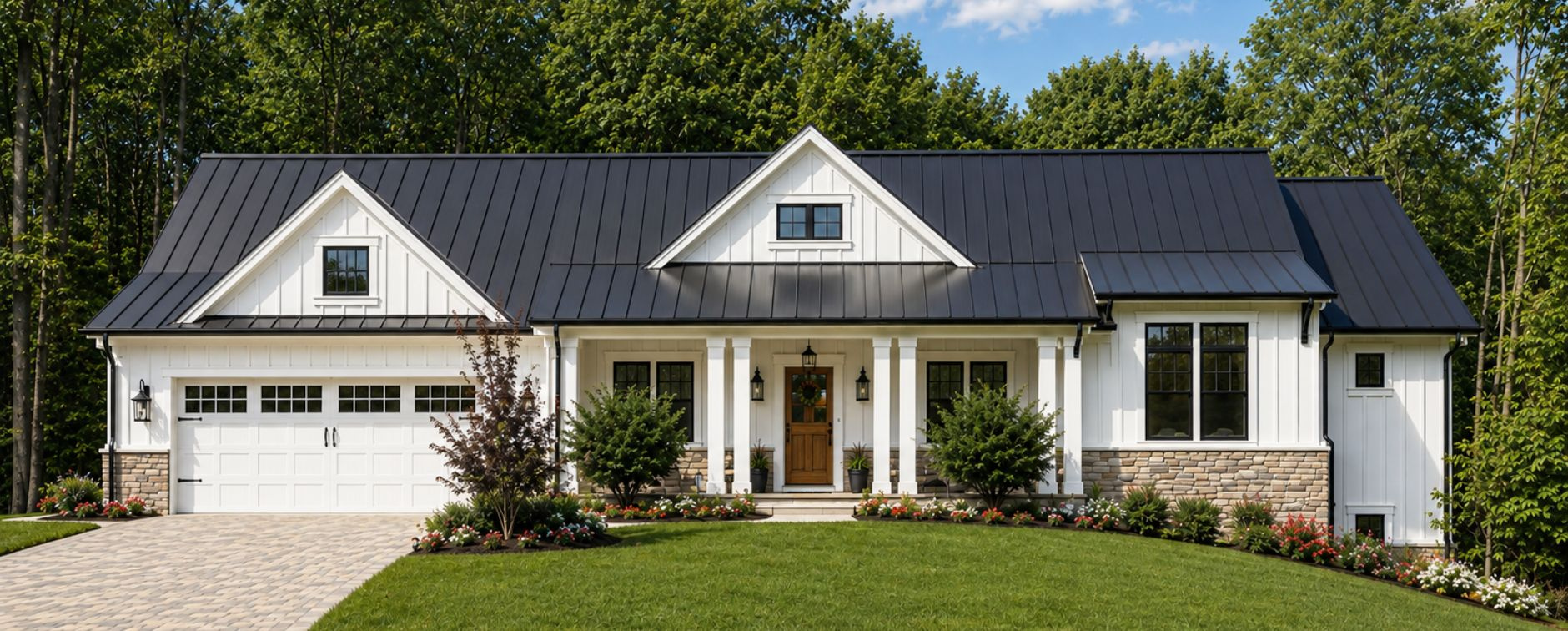 Farmhouse Ranch Home Plan 928-438