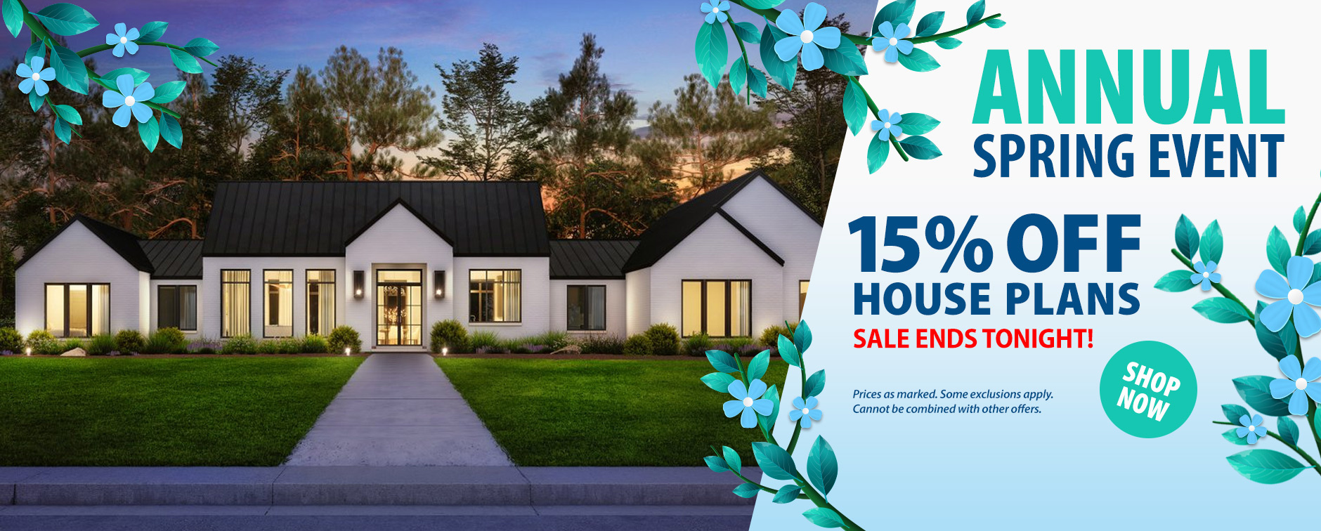 Sale Ends Tonight: Shop Now & Take 15% Off House Plans