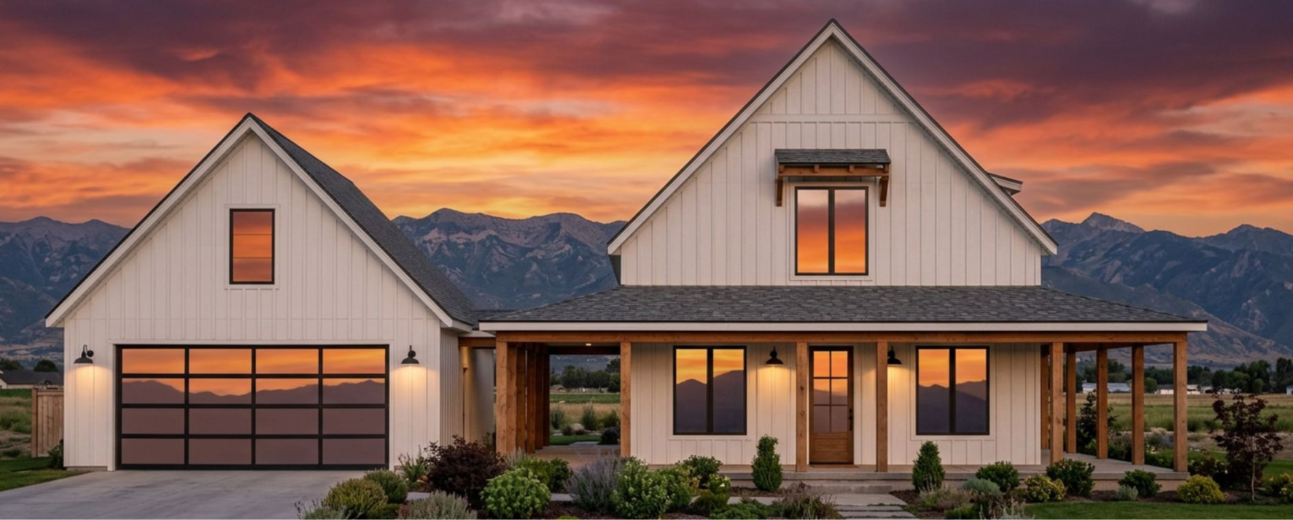 Modern Farmhouse House Plan 1096-199