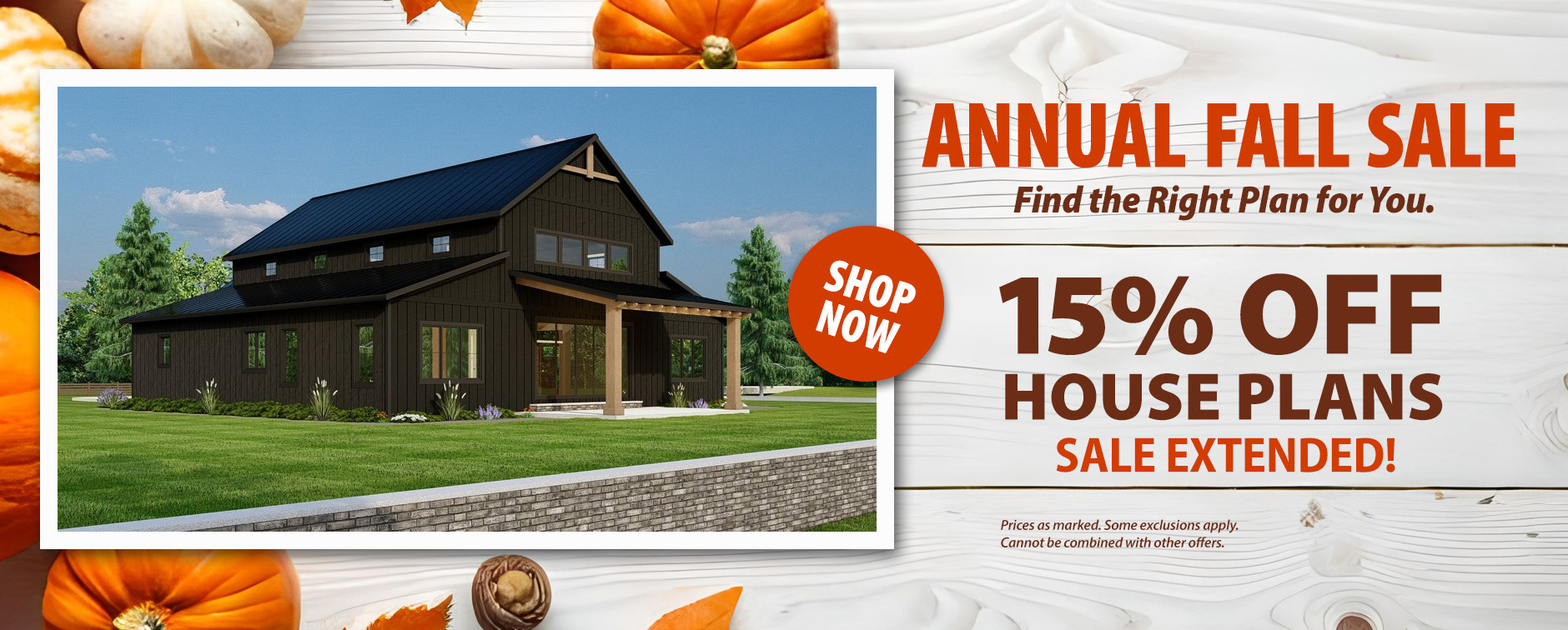 Shop Now & Take 15% Off House Plans. Event Extended (But Not For Long).