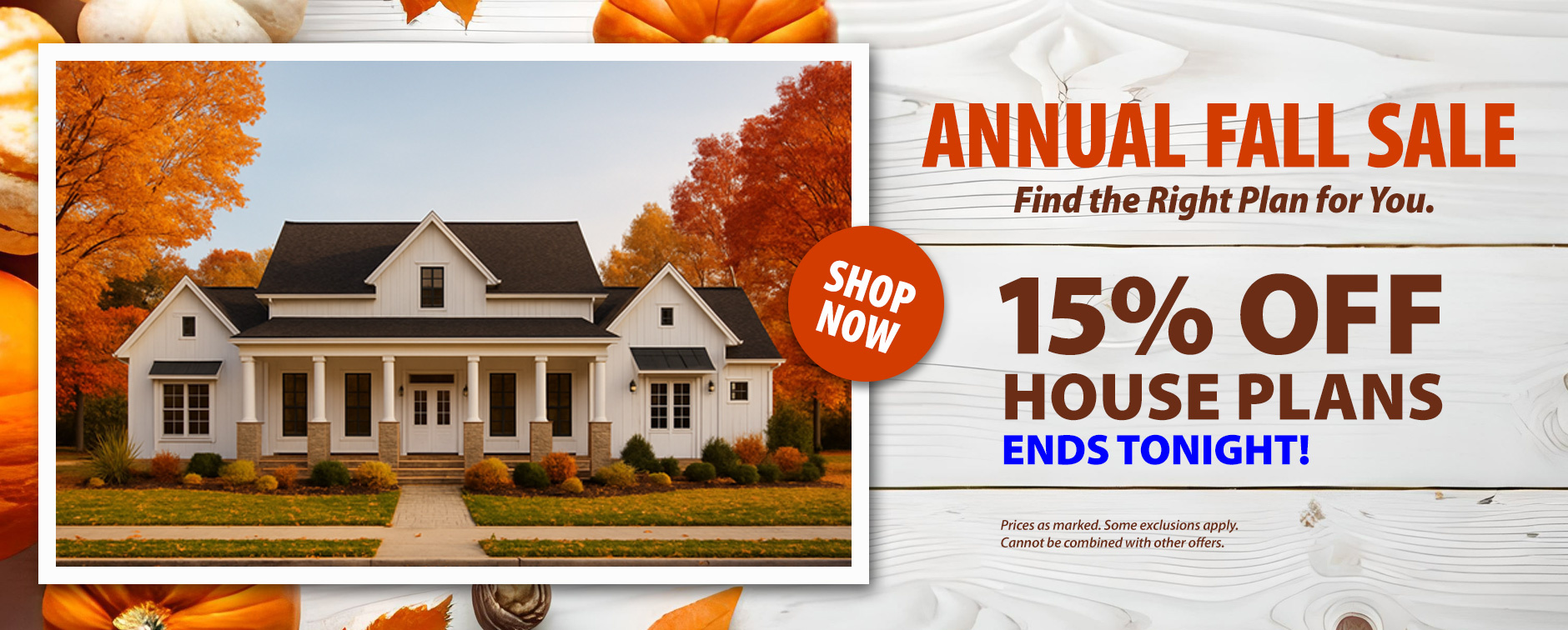 The Annual Fall House Plan Sale Ends Tonight - Exterior