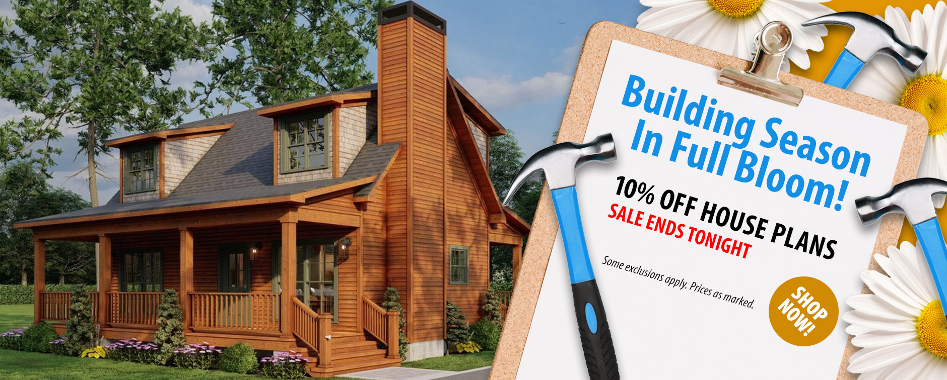 Get 10% Off Dream House Plans - Farmhouse, Modern, More - Offer Ends Tonight