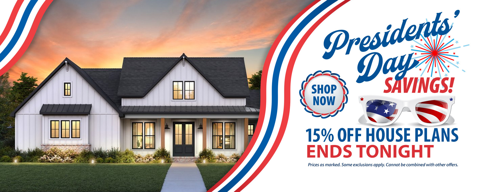 Presidents' Day Sale: Take 15% Off House Plans - Last Day to Save