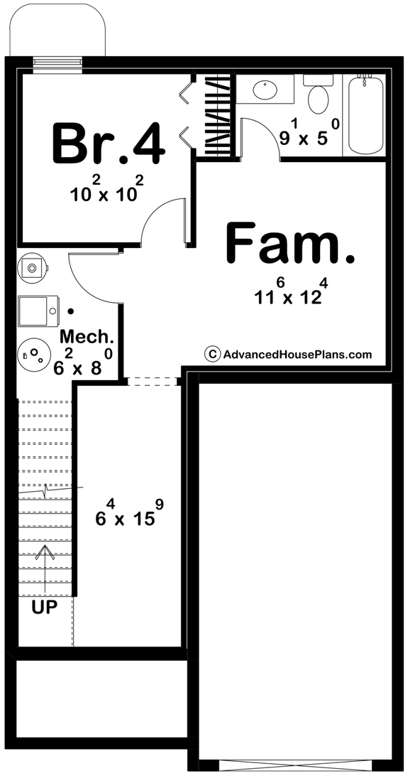 Modest Three-Story Design