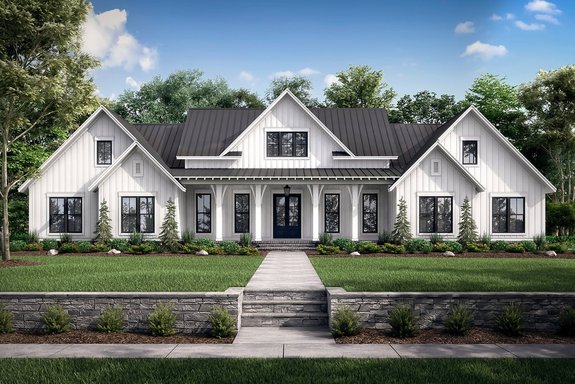 How I Built My Modern Farmhouse Plan in Arkansas - Houseplans Blog ...