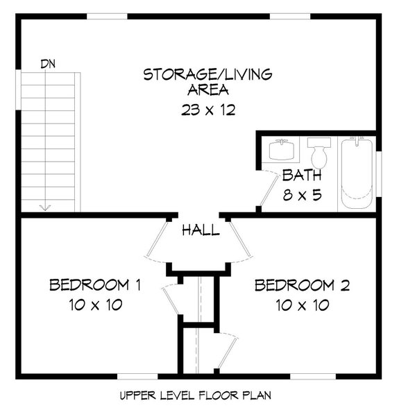Tiny House Plan With 2 Bedrooms Cool