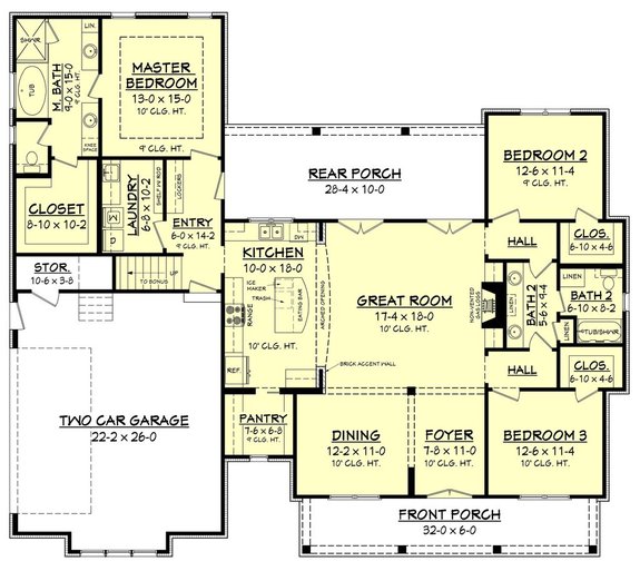 3 Bedroom House Plans with Photos