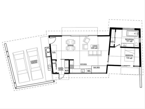 Contemporary Barndominium Floor Plan