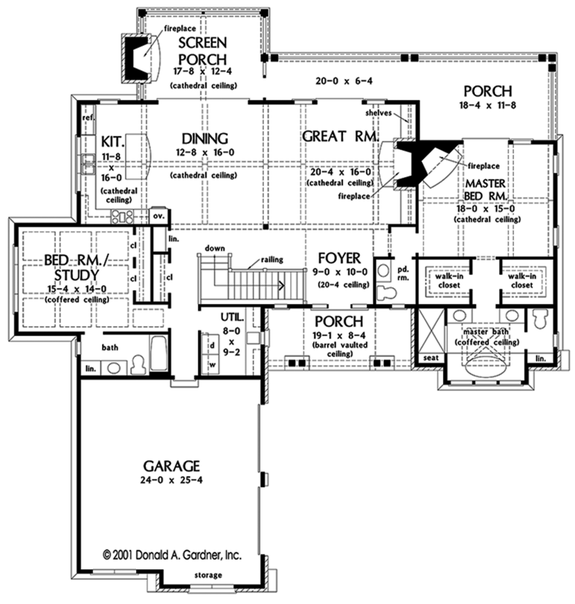 Walkout Basement House Plans with Photos from Don Gardner