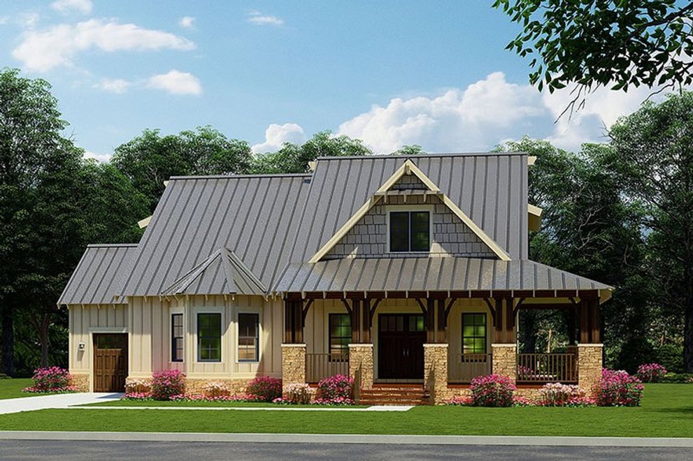 Craftsman House Plans with Impressive Porches