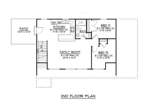Country Plan with Three-Car Garage