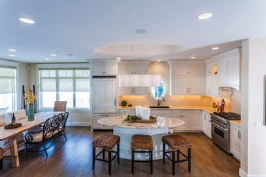 Beyond the dining room